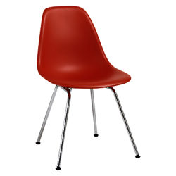 Vitra Eames DSX 43cm Side Chair Red / Chrome